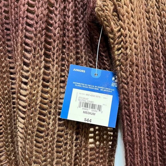 Arizona Jean Co. Women’s Knit Sweater Size M Brown Ombre Bell Sleeve NWT - Picture 12 of 13